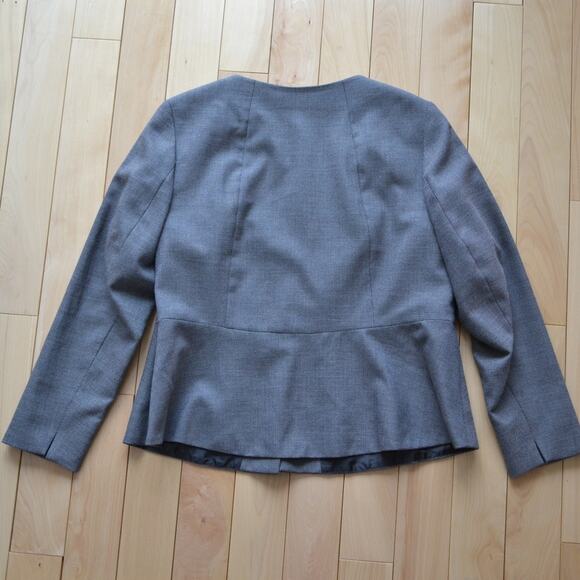 Talbots Blazer Suit Jacket Gray Size 14WP - Picture 4 of 4